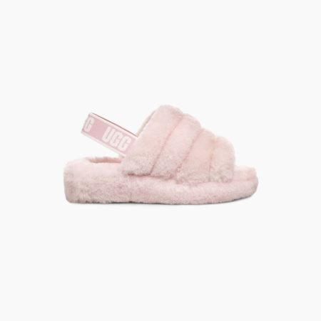 UGG Fluff Yeah - Badesandaler Dame - Grå Rosa (NO-W384)